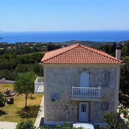 Moriana Stone Villa, Panoramic View And Garden * Lakíthra